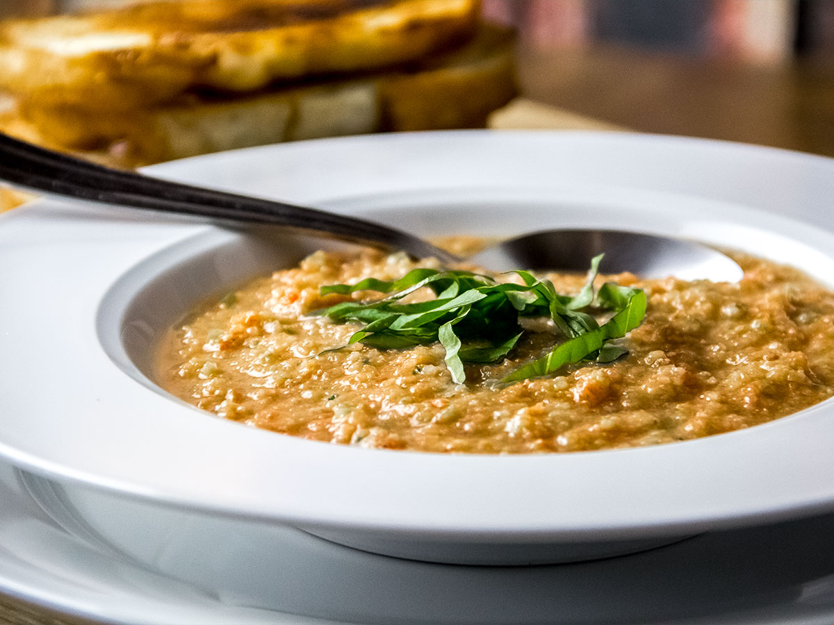 Bowl of Gazpacho