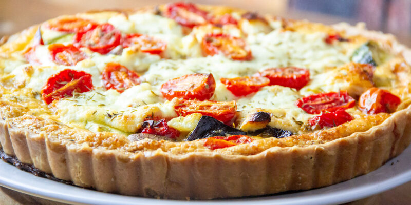 Cheese & Tomato Tart