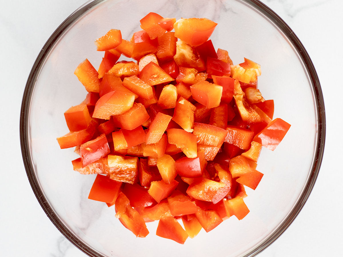 Diced Red Bell Pepper