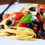 Linguine Recipe with Tomatoes, Chiles, & Anchovies