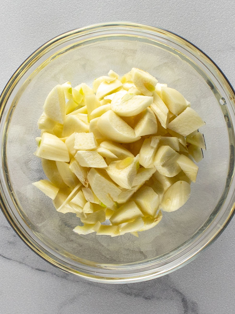 Chopped Fresh Garlic
