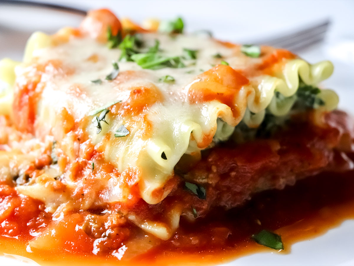 Plate of Lasagna