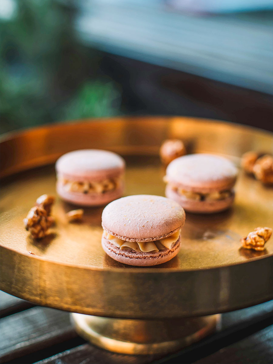 Macarons on Platter